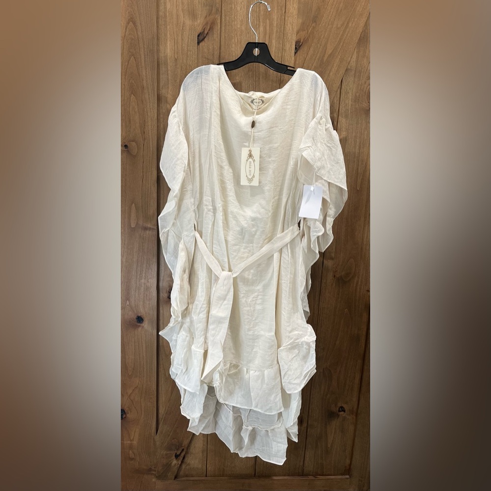 Joyfolie Jovia dress in Cream Casual Girls size 10 new with age and packaging
